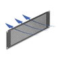 DeLOCK Panel ciego de 19″ con agujeros redondos 3U negro