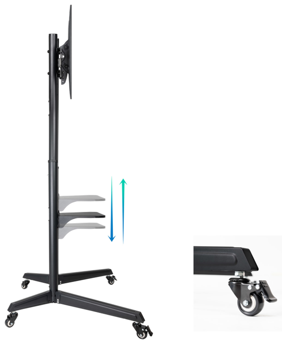 Tooq Soporte de Suelo RAMSÉS FS1170M-B para Pantallas 37-70 pulgadas Tooq Soporte de Suelo RAMSÉS FS1170M-B para Pantallas 37-70 pulgadas