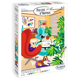 Sentosphere AAAQX29396 Kit de Pintura por Números para Adultos, Pintura Acrílica Lienzo Impreso Mi Interior