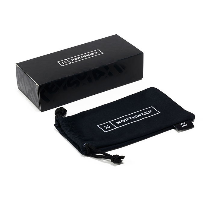 Northweek Regular Matte Black #dark 1 u Gafas de Sol Rectangulares Polarizadas Negro Nylon 140 mm