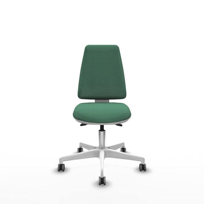 PIQUERAS Y CRESPO Silla de oficina Elche Verde esmeralda sin brazos