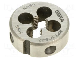 GSR Troquel para rosca NPT 1/16 pulgadas tubular