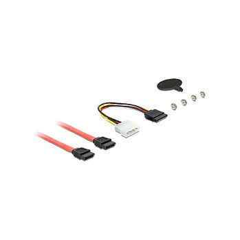 DeLOCK 47209 Bastidor móvil de 5.25 para 1 x 2.5 y 1 x 3.5 SATA con 2 puertos USB 5 Gbps