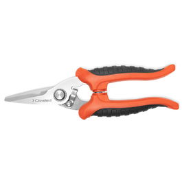 3 Claveles Tijera Cortatodo Profesional 7"-17,5Cms Mango Aislante Microdentada