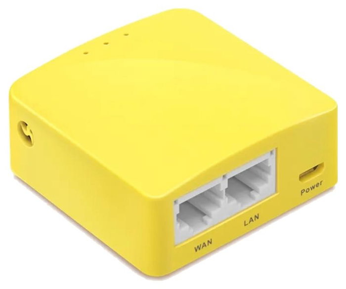 GL.iNet GL-MT300N-V2 Router DSL Amarillo GL.iNet GL-MT300N-V2 Router DSL Amarillo