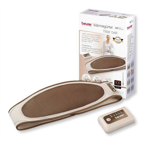 Beurer HK-72 Almohadilla Electrónica Lumbar / Abdominal Móvil (18x115 cm) con Batería Recargable