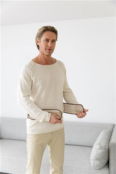 Beurer HK-72 Almohadilla Electrónica Lumbar / Abdominal Móvil (18x115 cm) con Batería Recargable