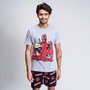 Pijama Deadpool Gris (Adultos) Hombre L