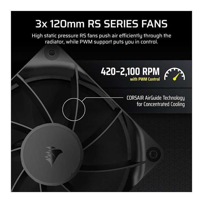 Corsair Nautilus 360 RS LCD Negro