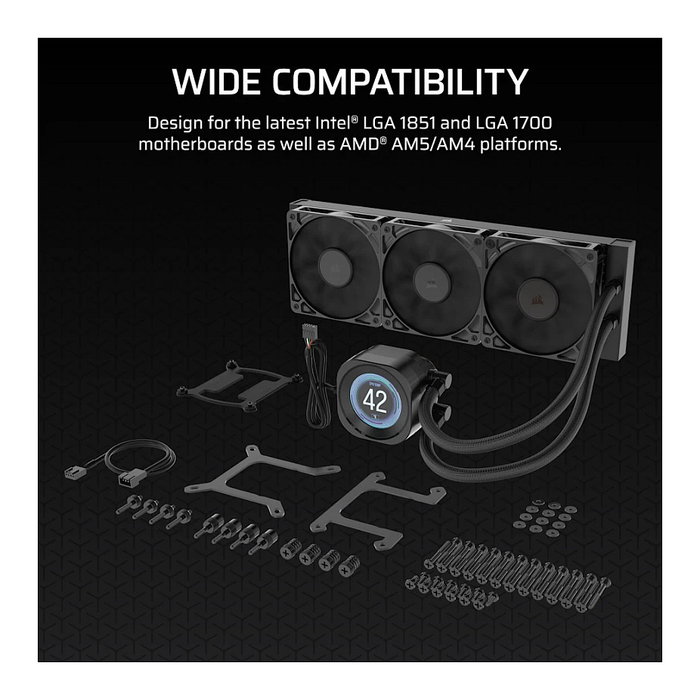 Corsair Nautilus 360 RS LCD Negro