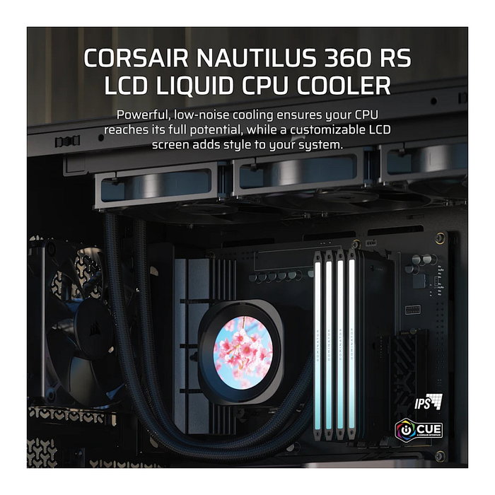 Corsair Nautilus 360 RS LCD Negro
