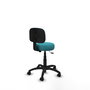 PIQUERAS Y CRESPO Silla Llanos giratoria turquesa
