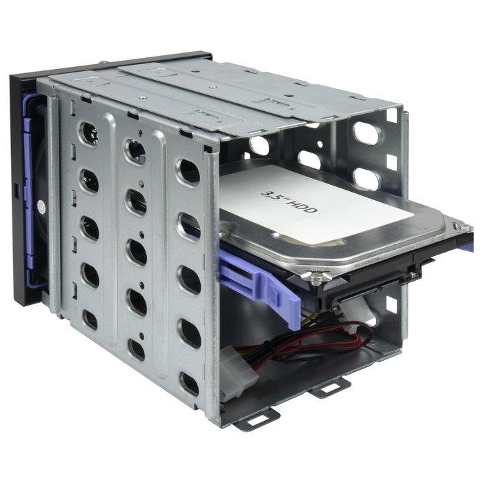 Inter-Tech 3U-30765 Chasis de 19 pulgadas negro