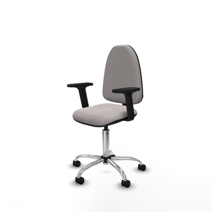 PIQUERAS Y CRESPO Silla de oficina Aýna Blanca con Brazos 2D PIQUERAS Y CRESPO Silla de oficina Aýna Blanca con Brazos 2D
