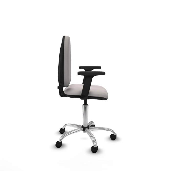 PIQUERAS Y CRESPO Silla de oficina Aýna Blanca con Brazos 2D PIQUERAS Y CRESPO Silla de oficina Aýna Blanca con Brazos 2D