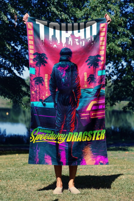 Mijölnir Speed Way 90 Toalla de Playa Multicolor 90x150 cm