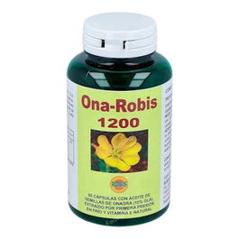 ROBIS Ona-Robis Aceite de Onagra 1200mg 60 Perlas para Eczema, Menopausia y Piel