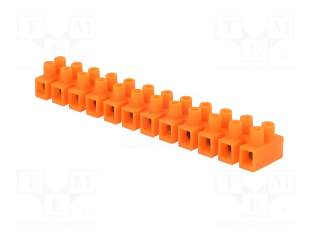 PAWBOL Bloque de bornas de alimentación 41A 400V naranja PAWBOL Bloque de bornas de alimentación 41A 400V naranja