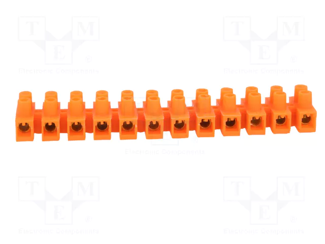 PAWBOL Bloque de bornas de alimentación 41A 400V naranja PAWBOL Bloque de bornas de alimentación 41A 400V naranja
