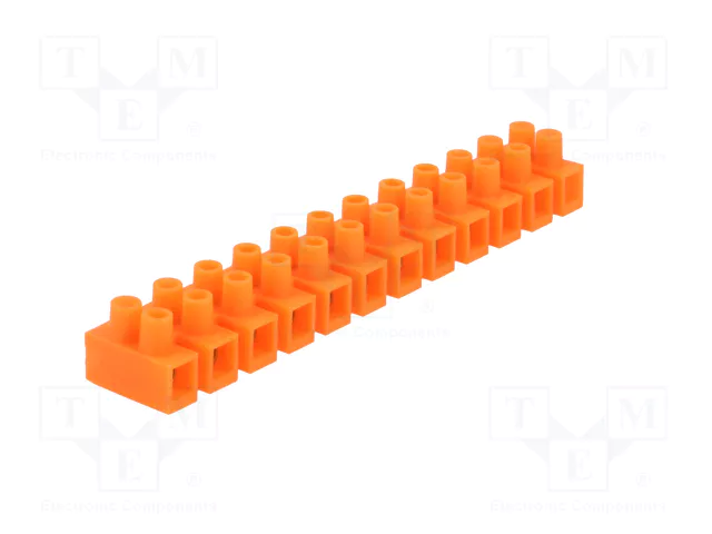PAWBOL Bloque de bornas de alimentación 41A 400V naranja PAWBOL Bloque de bornas de alimentación 41A 400V naranja