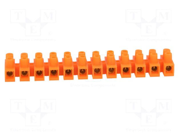 PAWBOL Bloque de bornas de alimentación 41A 400V naranja PAWBOL Bloque de bornas de alimentación 41A 400V naranja