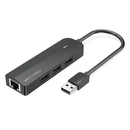 Vention Docking Station CHPBB con 3xUSB 2.0, 1xMicro USB PD y 1xRJ45, Negro