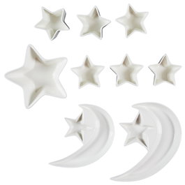 Home Deco Factory Vajilla 9 Piezas Estrellas Mirage
