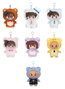Sakami Merchandise Detective Conan Bear Detective Series Blind Box Display (6 unidades)