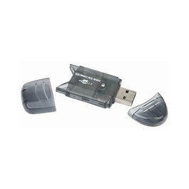 Gembird FD2-SD-1 Mini lector/escritor de tarjetas USB 2.0 Negro