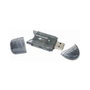 Gembird FD2-SD-1 Mini lector/escritor de tarjetas USB 2.0 Negro