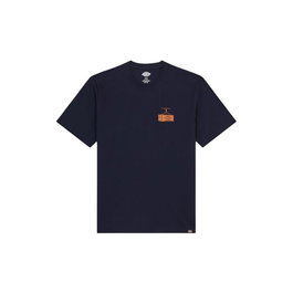 Camiseta de Manga Corta Hombre Dickies Apison Ss Azul marino