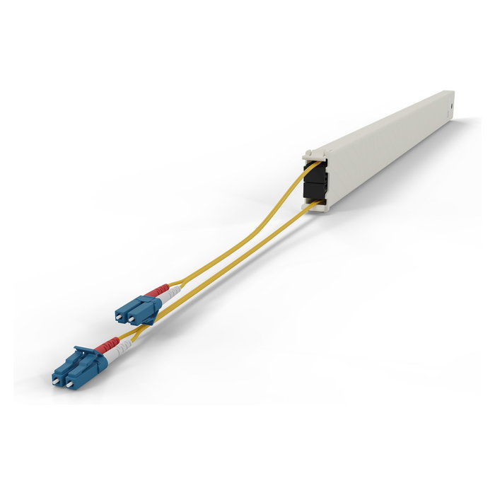 Patchbox patchbox.one Kupferkassette 46RU (2.5 m), LWL OS2, LC-LC, Amarilla