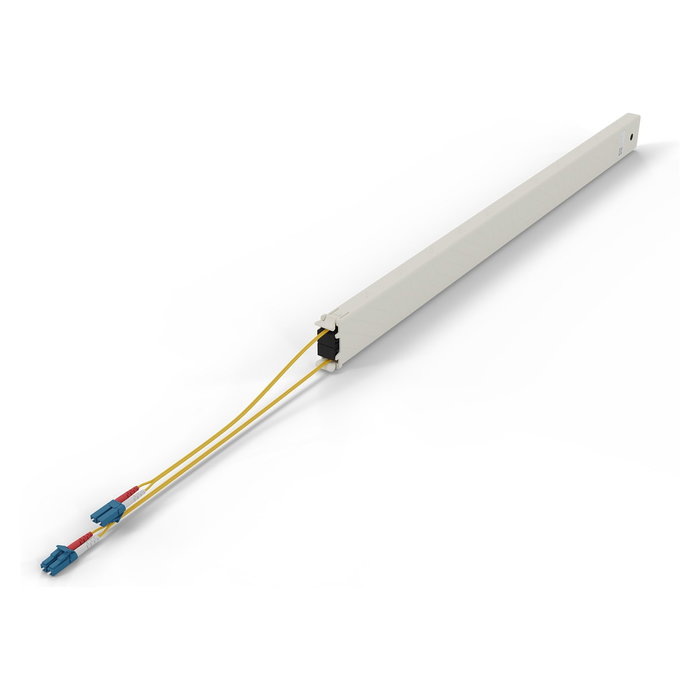 Patchbox patchbox.one Kupferkassette 46RU (2.5 m), LWL OS2, LC-LC, Amarilla