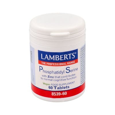 Lamberts Fosfatidilserina 100 mg con Zinc 60 tabletas Lamberts Fosfatidilserina 100 mg con Zinc 60 tabletas