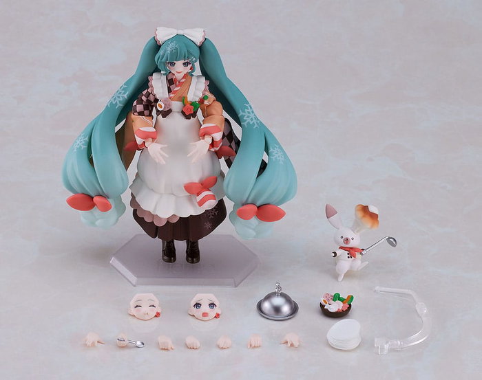 Character Vocal Series 01: Hatsune Miku Figura Figma Snow Miku: Winter Delicacy Ver. 14 cm