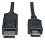 Tripp Lite P582-003 Adaptador de Cable DisplayPort a HDMI Macho/Macho, 0.91m (3 Pies), Conector DisplayPort a HDMI