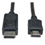 Tripp Lite P582-003 Adaptador de Cable DisplayPort a HDMI Macho/Macho, 0.91m (3 Pies), Conector DisplayPort a HDMI