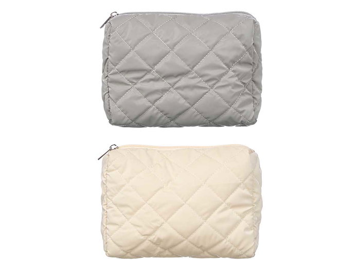 Berilo Neceser Ovalado Surtido Col Crema Gris