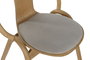 DKD Home Decor Silla Olmo Poliéster Natural