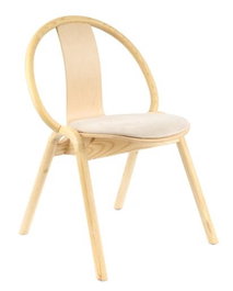 DKD Home Decor Silla Olmo Poliéster Natural