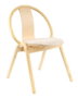 DKD Home Decor Silla Olmo Poliéster Natural