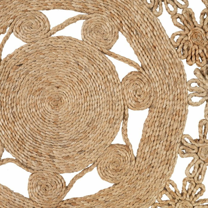 Ixia Alfombra de Yute Natural Decoración 120 x 120 cm