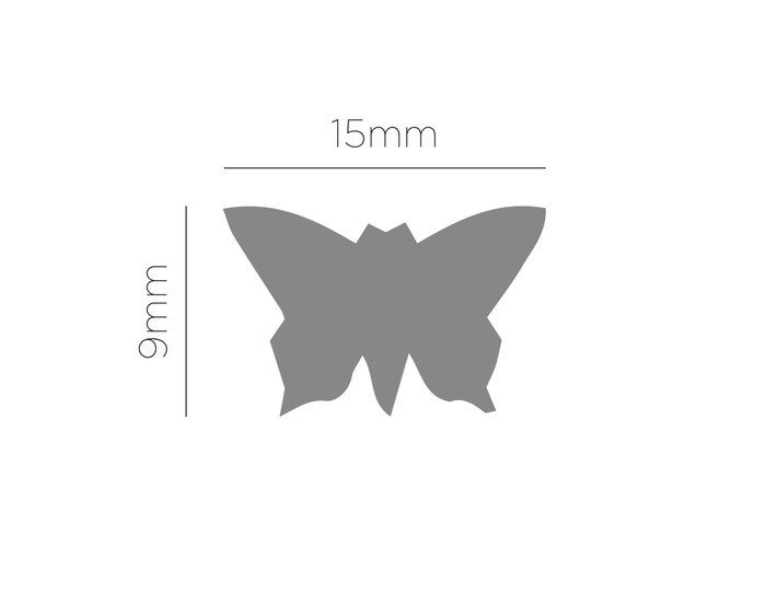 Innspiro Troqueladora de figuras Eva Foam Punch mariposa 16mm