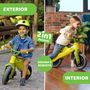 Chicco Bicicleta de Equilibrio Eco 00011055000000, Desarrollo de Coordinación y Equilibrio para Niños, 80% Plástico Reciclado, +18 Meses