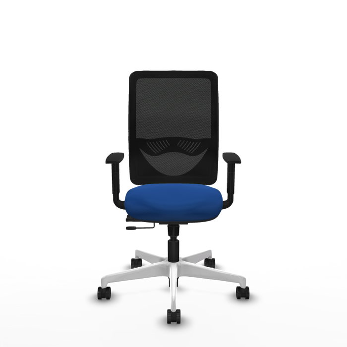 PIQUERAS Y CRESPO Silla de oficina Zulema con mecanismo Sincro/Traslack Azul y Negro