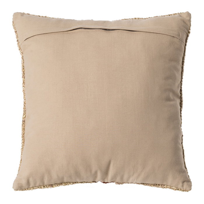 Cojín Beige-Teja Viscosa-Algodón 50 X 50 cm (Set de 2)
