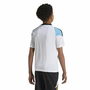 Camiseta de Fútbol Adidas Messi Training Azul Blanco