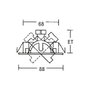 Brumberg BREENA Foco empotrado blanco giratorio 13W 12V