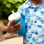 Infantino Mi primera taza - Silicona - Azul océano