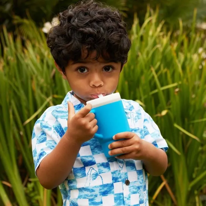 Infantino INF0773554080261 Mi primera taza de Silicona Azul Océano Infantino INF0773554080261 Mi primera taza de Silicona Azul Océano